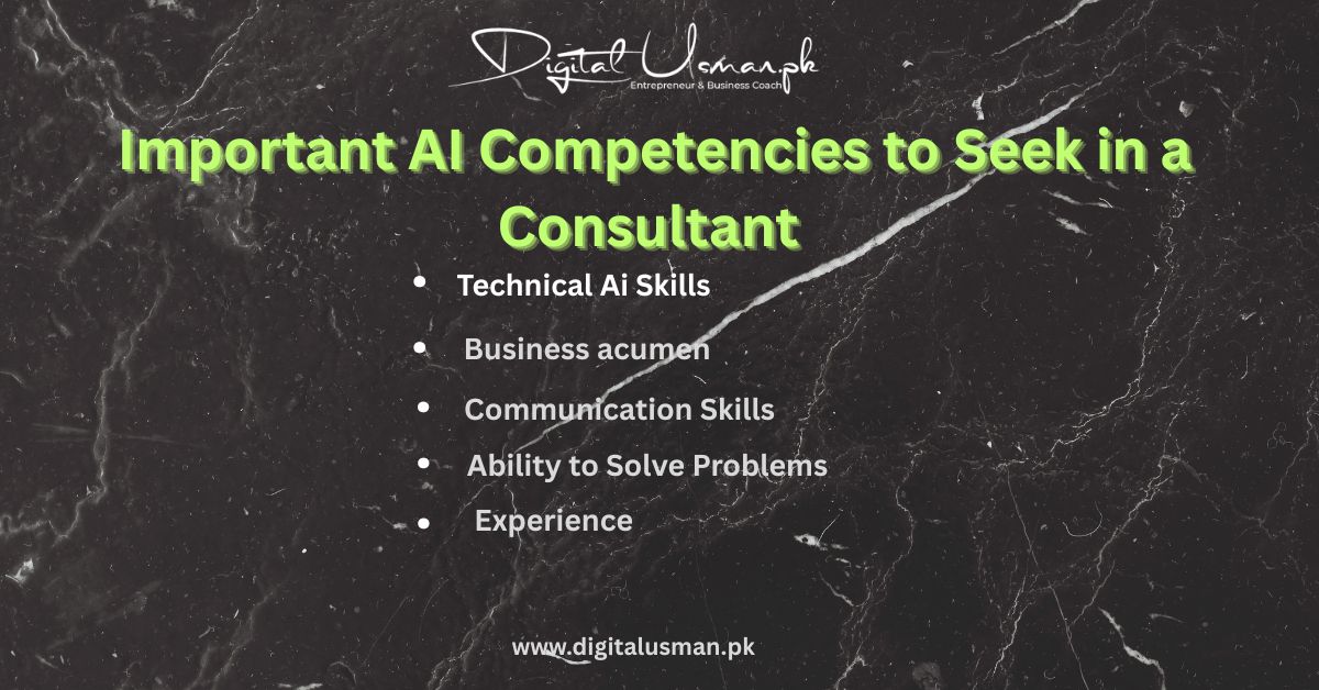 Important AI Competencies to Seek in a Consultant