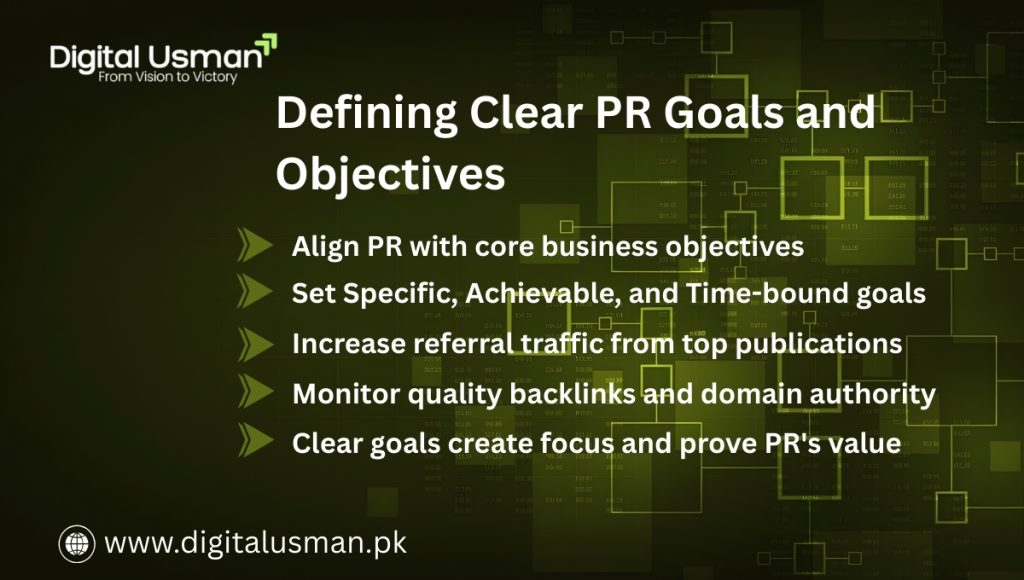 Defining Clear PR Goals and Objectives Defining Clear PR Goals and Objectives