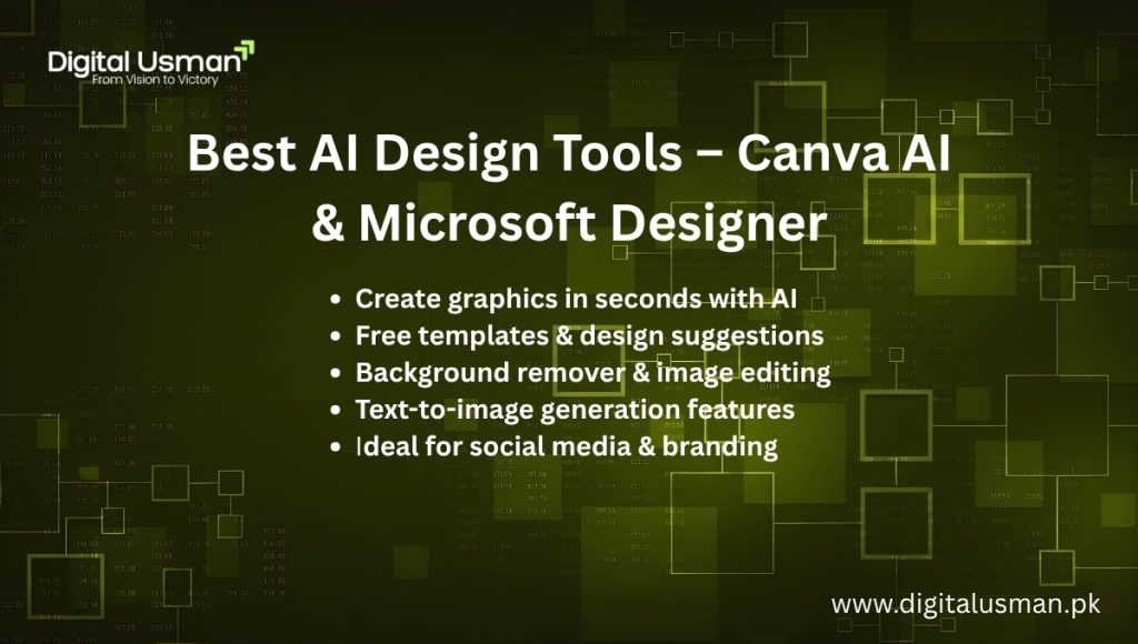 Best AI Design Tools – Canva AI & Microsoft Designer