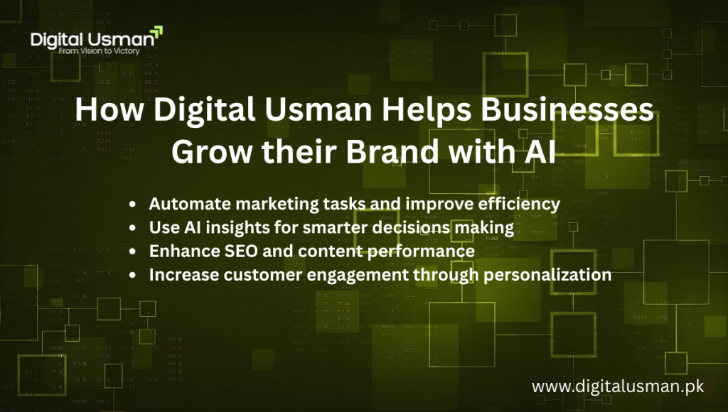how digital usman helps businesses grow their brand with AI how digital usman helps businesses grow their brand with AI