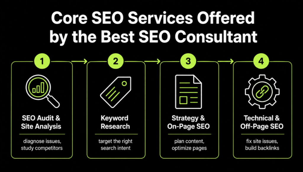 Core SEO Services Offered by the Best SEO Consultant Core SEO Services Offered by the Best SEO Consultant